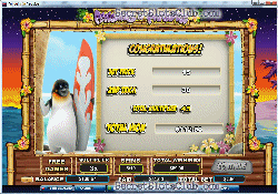Penguins in Paradise Surfin Penguin Bonus Summary