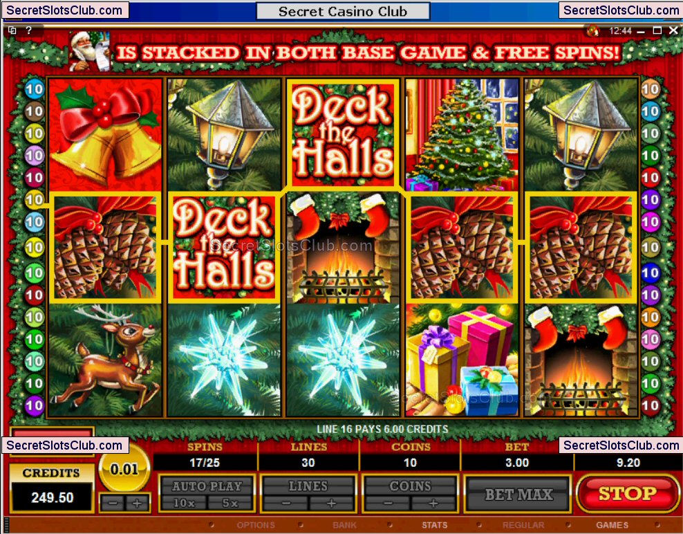 Deck the Halls Slot Machine