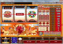 Wild Feature Free Spirit Wheel of Fortune Spin