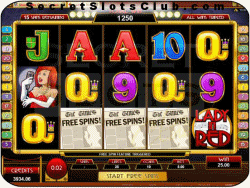 New Lady In Red Slot Machine