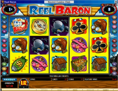 Reel Baron Free Spin 1X